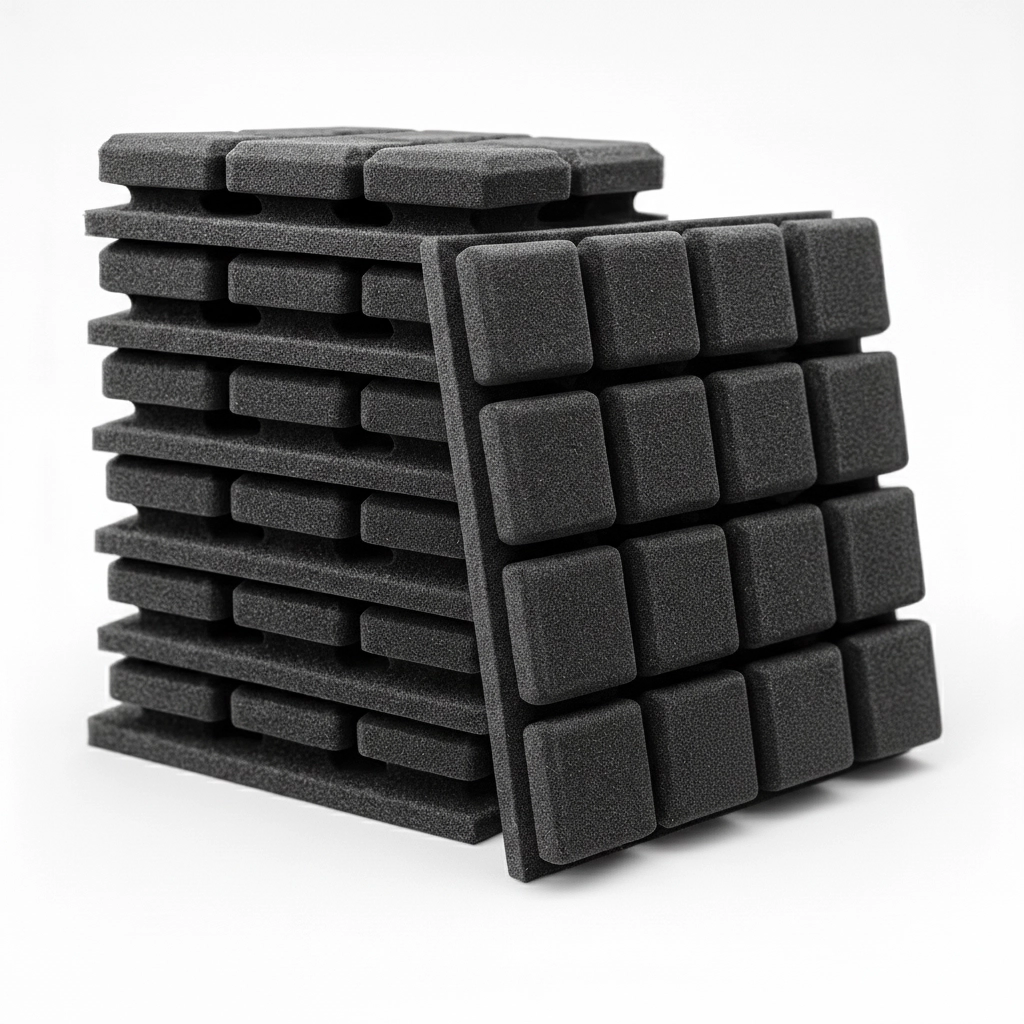 Sound Dampening Acoustic Foam turbo shape, Designed from calibrated open-cell polyurethane foam, these panels provide exceptional sound dampening and insulation—perfect for studios, offices, and commercial spaces across Cairo, Egypt, and the Gulf region.