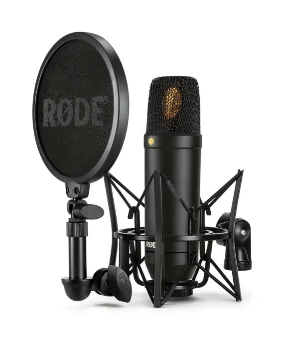 RODE NT1 Microphone – Large-Diaphragm Studio Condenser for Musicians and Recording Studios