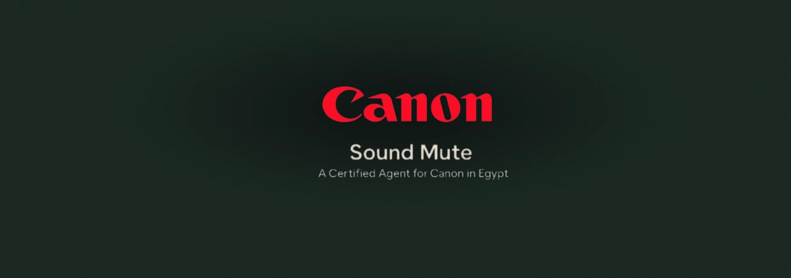 Sound mute Certified Agent for Canon in Egypt-----ساوند ميوت وكيل معتمد لي شركة كانون في مصر